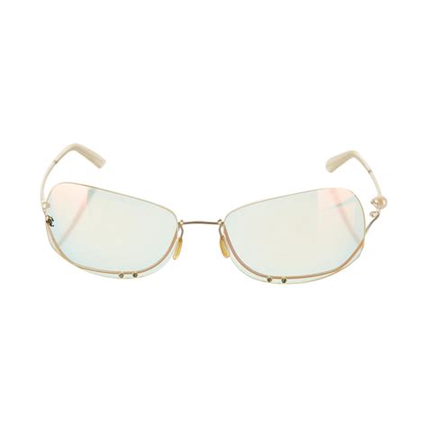 chanel rimless iridescent sunglasses|Chanel sunglasses usa price.